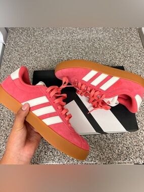 Pink Adidas VL Court 3.0